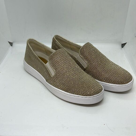 MICHAEL MICHAEL KORS KEATON GLITTER CHAIN MESH WOMENS SNEAKERS FTL-08-058 - Picture 1 of 9